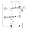 Equip 17 inch-32 inch verstelbare quad-monitor bureauhouder