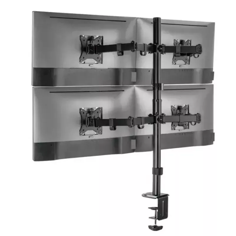 Equip 17 inch-32 inch verstelbare quad-monitor bureauhouder