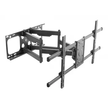 Equip 37–90 inch kantel-/zwenkbare TV-wandhouder, 200 x 200 mm, 816 x 410 mm, -15 - 5°, -60 - 60°, staal, zwart