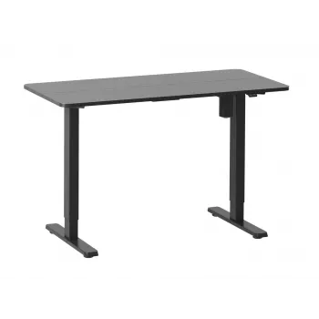 Elektrisch zit-sta tafelonderstel Equip 650812, zwart, rechthoekig, kunststof
