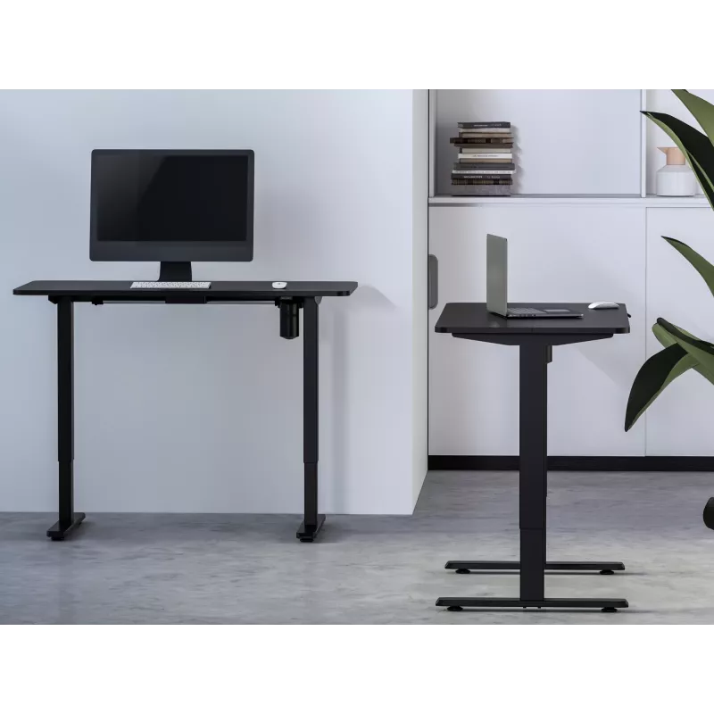 Equip ERGO 650812 elektrisch zit-sta-bureau met bureaublad, zwart