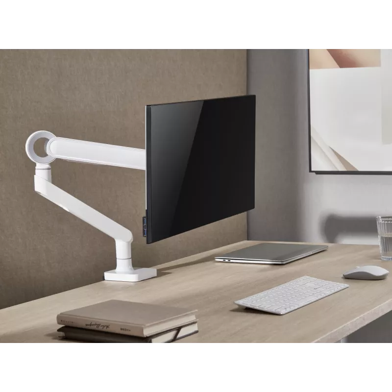 Equip 17 inch-35 inch premium monitor tafelbeugel, wit