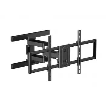 Equip 43–100 inch full-motion tv-wandbeugel, 200 x 200 mm, 800 x 400 mm, -10 - 5°, -60 - 60°, kunststof, roestvrij staal, zwart
