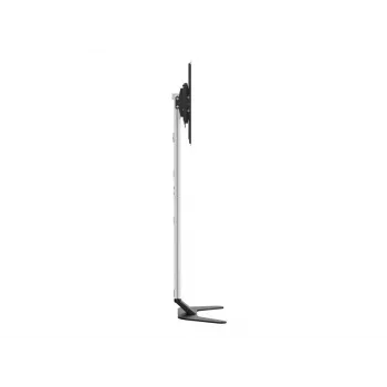 Tv-voet/beugel EQUIP 650614 voor 37–86 inch schermen, tot 45 kg, VESA 100x100–600x400, hoogte 900–1100 mm, kanteling -10° tot 5°, zilver