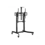 Equip 55 inch-100 inch mobiele gemotoriseerde LFD-wagen, 2,54 m (100 inch), 200 x 200 mm, 800 x 600 mm, -10 - 5°, aluminium, kunststof, roestvrij staal, zwart