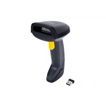 Equip draadloze 2D dual-mode 2,4GHz + Bluetooth barcodescanner, met standaard