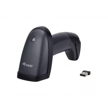 Equip draadloze 2D dual-mode 2,4GHz + Bluetooth barcodescanner, met standaard