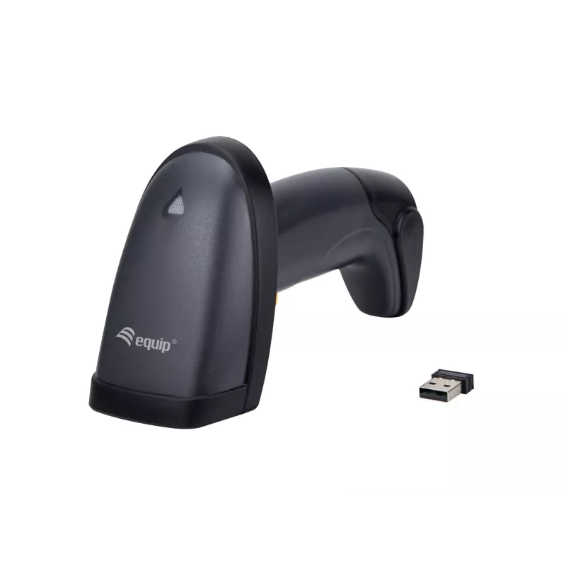 Equip draadloze 2D dual-mode 2,4GHz + Bluetooth barcodescanner, met standaard