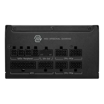 MSI MAG A850GLS PCIE5 voeding 850 W 24-pins ATX ATX zwart