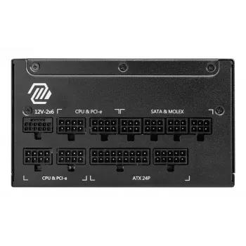 MSI MAG A1250GL PCIE5 voeding 1250 W 24-pins ATX ATX zwart