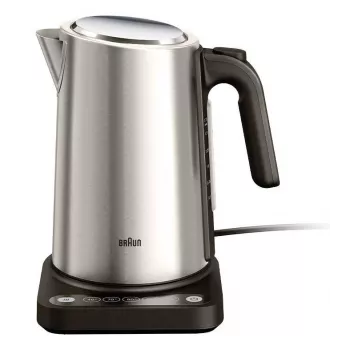 Braun WK 5205 BK waterkoker 1,7 l 2200 W zwart, RVS
