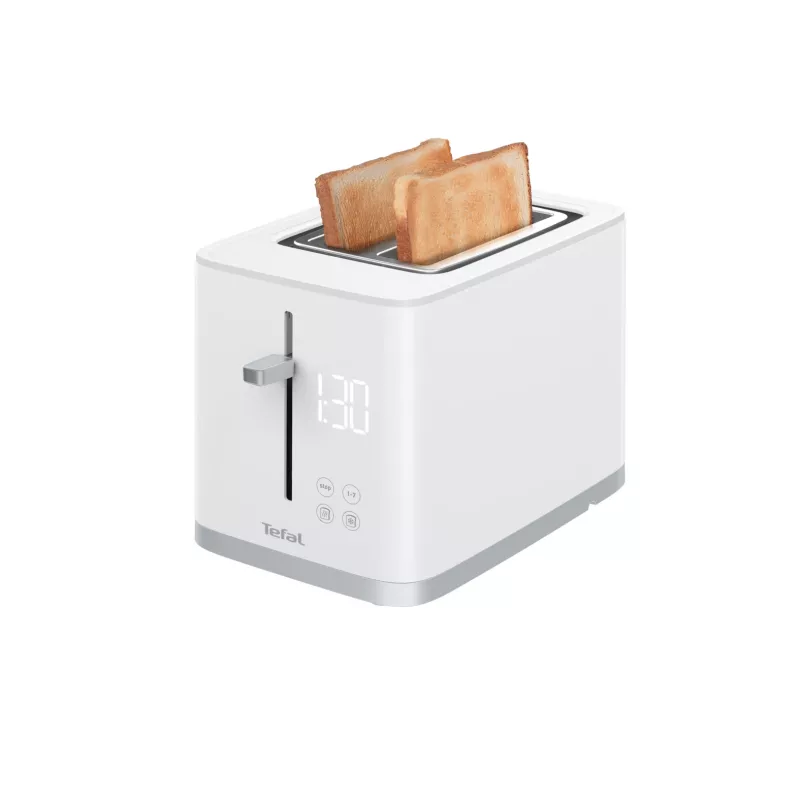 Toaster Tefal Sense TT6931 — 2 sneden, 850 W, wit, 7 bruiningsstanden, LED-indicatie
