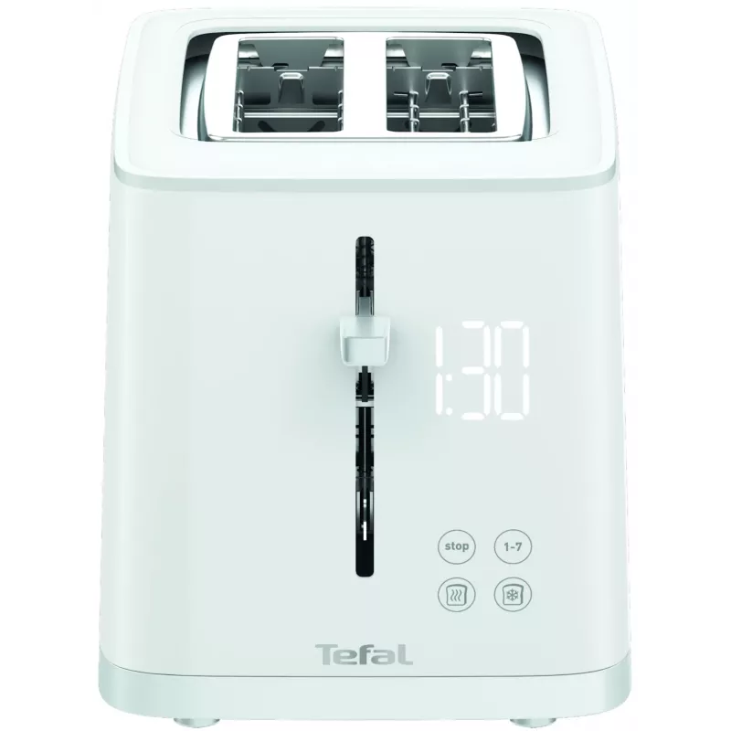 Toaster Tefal Sense TT6931 — 2 sneden, 850 W, wit, 7 bruiningsstanden, LED-indicatie