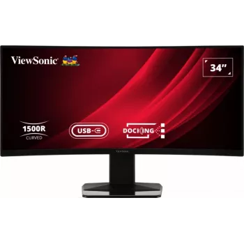 Viewsonic display VG3419C computermonitor 86,4 cm (34 inch) 3440 x 1440 pixels UltraWide Quad HD LED zwart