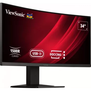 Viewsonic display VG3419C computermonitor 86,4 cm (34 inch) 3440 x 1440 pixels UltraWide Quad HD LED zwart