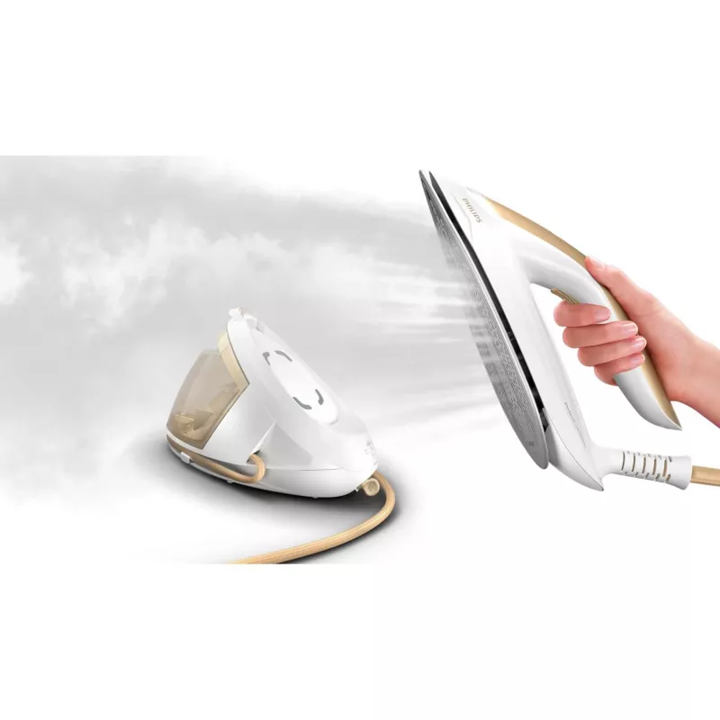 Philips PSG8040/60 stoomstrijkijzer 2700 W 1,8 L SteamGlide Elite strijkzool goud, wit