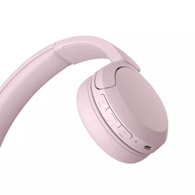 Sony WHCH520P.CE7, draadloos, 20 - 20000 Hz, bellen/muziek, 147 g, headset, roze