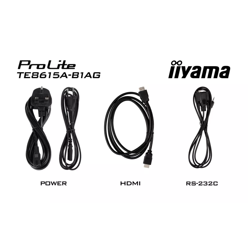 iiyama TE8615A-B1AG signage display interactief flatpanel 2,17 m (85,6 inch) Wi-Fi 550 cd/m² 4K Ultra HD zwart touchscreen geïntegreerde processor Android