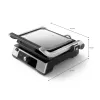 Philips 5000 serie contactgrill, aluminium, rechthoekig, draaibaar, 200 °C, klapdeksel, sluitdeksel, 180°
