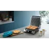 Philips 5000 serie contactgrill, aluminium, rechthoekig, draaibaar, 200 °C, klapdeksel, sluitdeksel, 180°