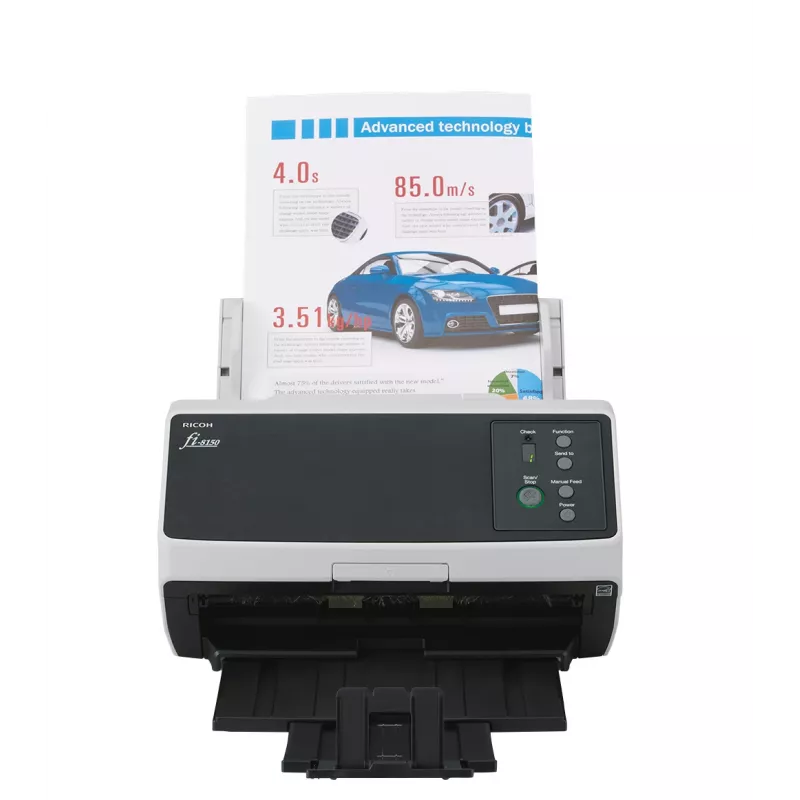 Ricoh FI-8150 ADF + invoerscanner 600 x 600 DPI A4 zwart, grijs