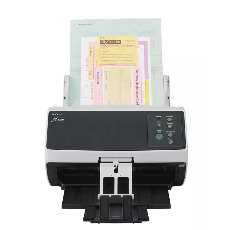 Ricoh FI-8150 ADF + invoerscanner 600 x 600 DPI A4 zwart, grijs