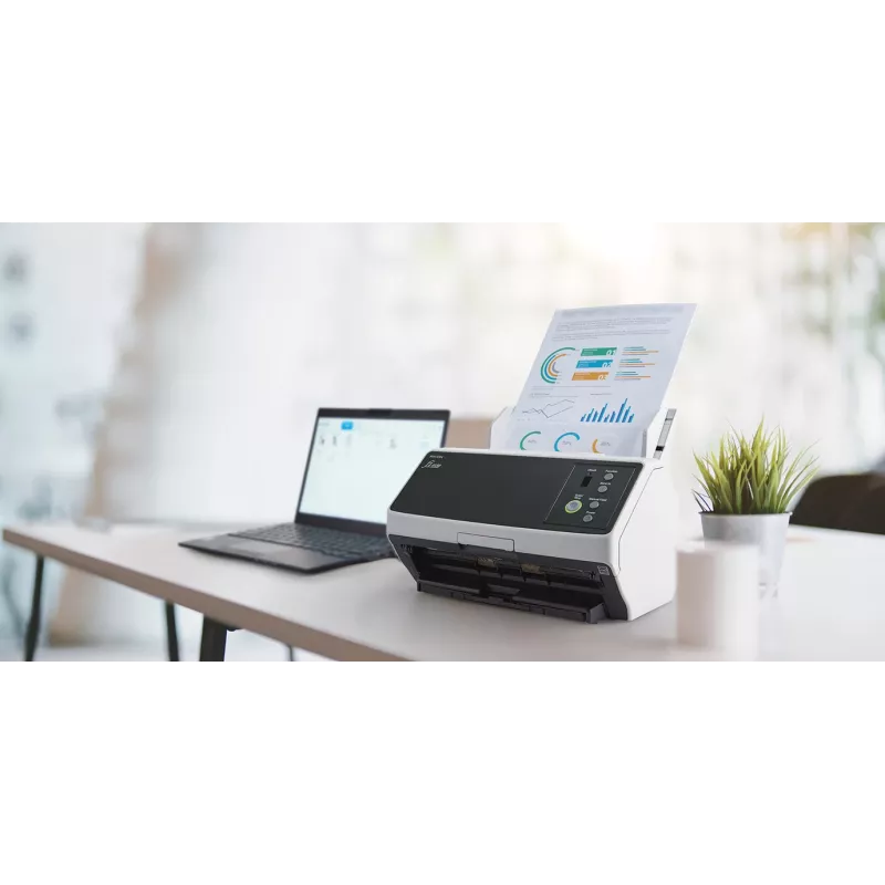Ricoh FI-8150 ADF + invoerscanner 600 x 600 DPI A4 zwart, grijs