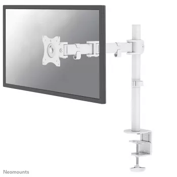 Neomounts NM-D135WHITE monitorbeugel 10-30 inch, klem/bureau-doorvoer, 8 kg, 25,4 cm (10 inch), 76,2 cm (30 inch), 100 x 100 mm, wit