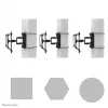Neomounts WL40S-910BL16 tv-mastmontagebeugel 40-70 inch - full-motion - doorsnede 25-100 cm