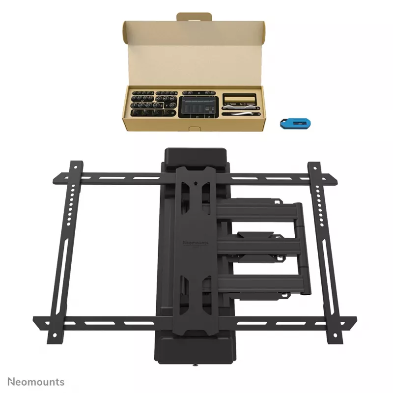 Neomounts WL40S-910BL16 tv-mastmontagebeugel 40-70 inch - full-motion - doorsnede 25-100 cm