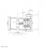 Neomounts WL40S-910BL16 tv-mastmontagebeugel 40-70 inch - full-motion - doorsnede 25-100 cm
