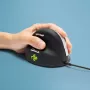 R-Go Tools ergonomische muis R-Go HE Break met Break-software, medium (handmaat 165–185 mm), linkshandig, bedraad, zwart
