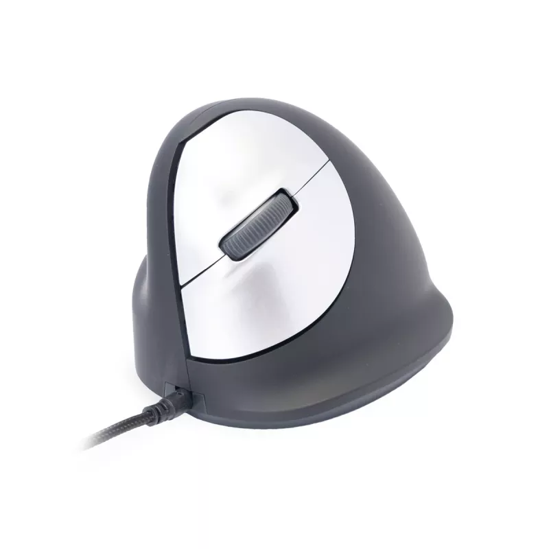 R-Go Tools ergonomische muis R-Go HE Break met Break-software, medium (handmaat 165–185 mm), linkshandig, bedraad, zwart