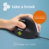 R-Go Tools ergonomische muis R-Go HE Break met Break-software, medium (handmaat 165–185 mm), linkshandig, bedraad, zwart