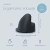 R-Go Tools ergonomische muis R-Go HE Break met Break-software, medium (handmaat 165–185 mm), linkshandig, bedraad, zwart