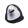 R-Go Tools ergonomische muis R-Go HE Break met pauzesoftware, groot (handmaat ≥ 185 mm), linkshandig, Bluetooth, zwart