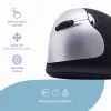 R-Go Tools ergonomische muis R-Go HE Break met pauzesoftware, groot (handmaat ≥ 185 mm), linkshandig, Bluetooth, zwart