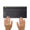 R-Go Tools ergonomisch toetsenbord R-Go Compact Break, compact toetsenbord met pauzesoftware, QWERTY (US), Bluetooth, zwart