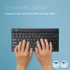 R-Go Tools ergonomisch toetsenbord R-Go Compact Break, compact toetsenbord met pauzesoftware, QWERTY (US), Bluetooth, zwart