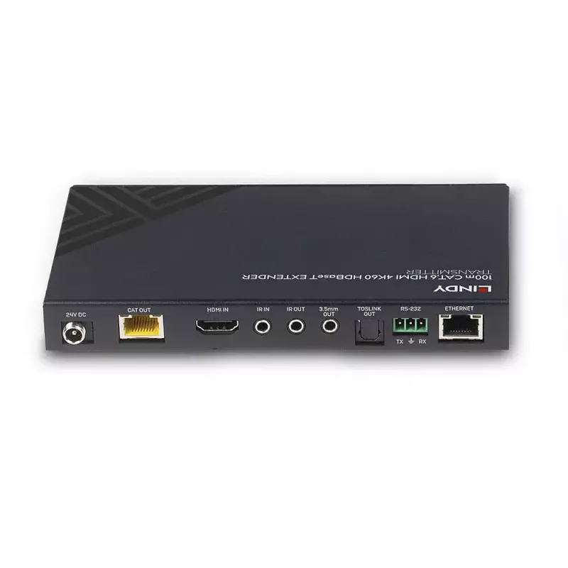 Lindy 100m Cat.6 HDMI 4K60, audio, IR en RS-232 HDBaseT-zender