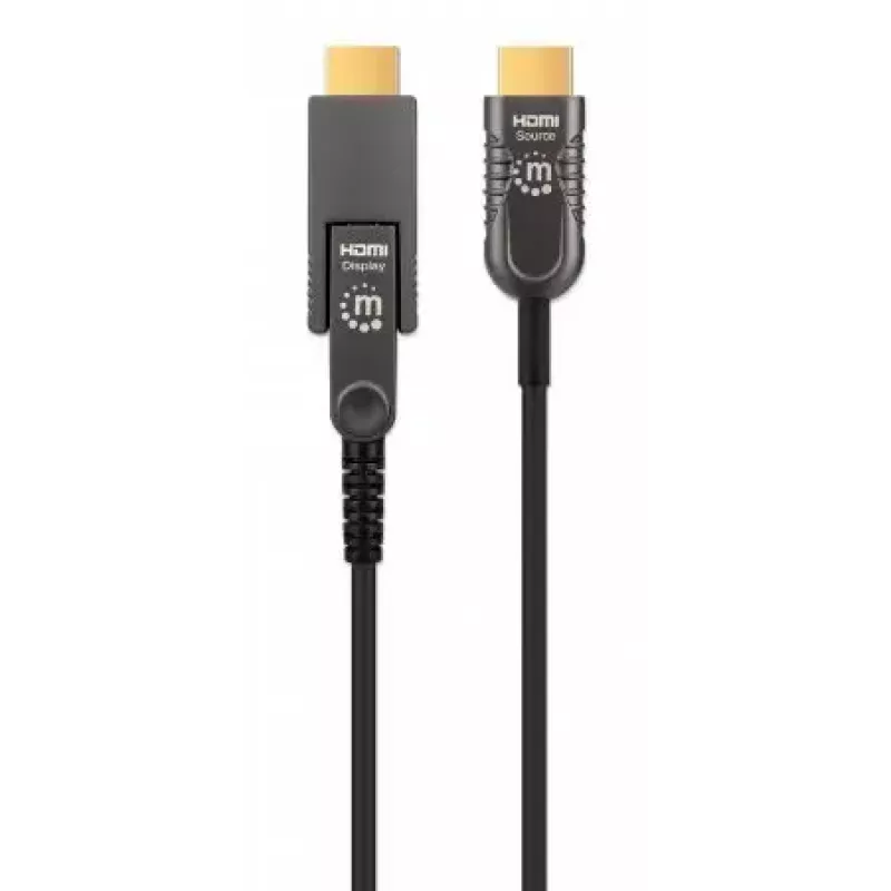 HDMI-naar-micro-HDMI-kabel Manhattan 30m 4K@60Hz actief verguld