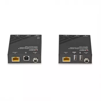 Lindy 70m Cat.6 HDMI 4K60, USB en audio KVM-extender