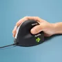 R-Go Tools ergonomische muis R-Go HE Break met pauzesoftware, groot (handmaat ≥ 185 mm), rechtshandig, bedraad, zwart
