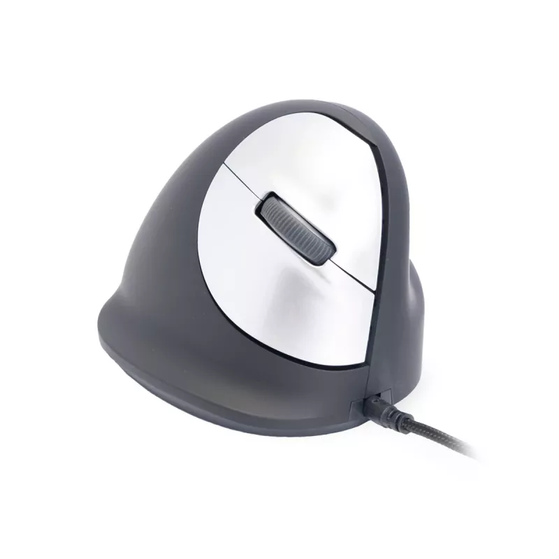 R-Go Tools ergonomische muis R-Go HE Break met pauzesoftware, groot (handmaat ≥ 185 mm), rechtshandig, bedraad, zwart