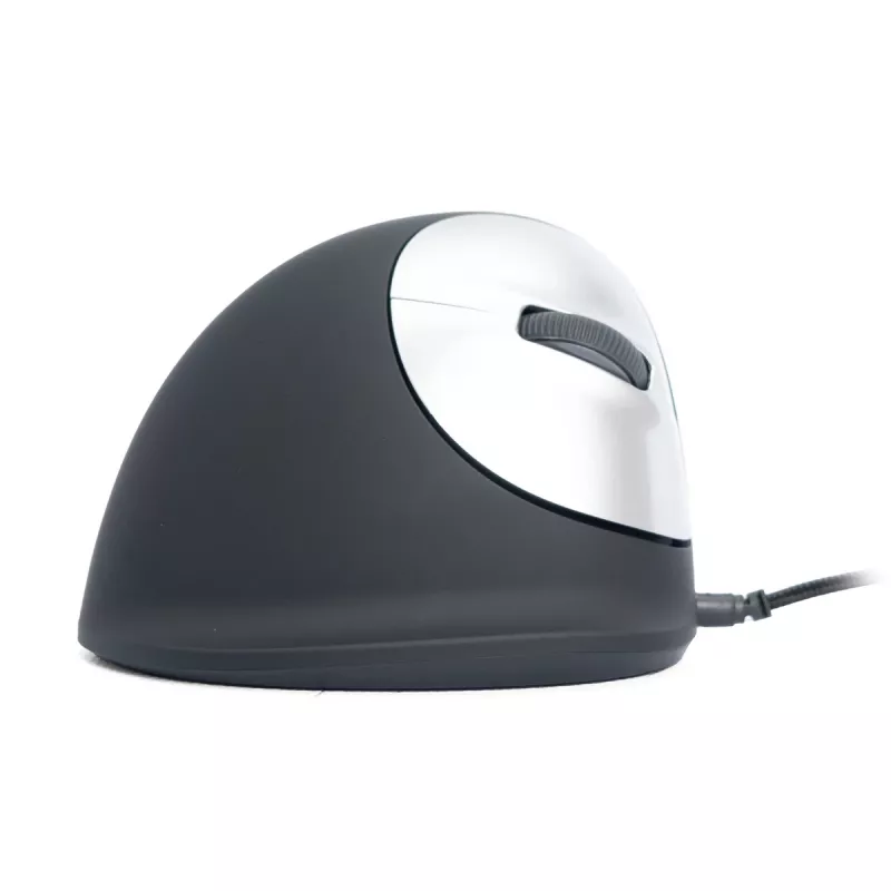 R-Go Tools ergonomische muis R-Go HE Break met pauzesoftware, groot (handmaat ≥ 185 mm), rechtshandig, bedraad, zwart