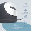 R-Go Tools ergonomische muis R-Go HE Break met pauzesoftware, groot (handmaat ≥ 185 mm), rechtshandig, bedraad, zwart