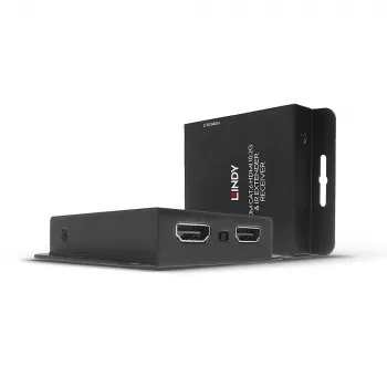Lindy 70m Cat.6 HDMI 4K30 en IR-extender met PoC en loop out