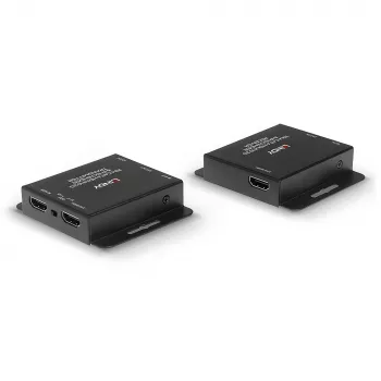 Lindy 70m Cat.6 HDMI 4K30 en IR-extender met PoC en loop out
