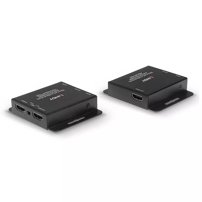 Lindy 70m Cat.6 HDMI 4K30 en IR-extender met PoC en loop out