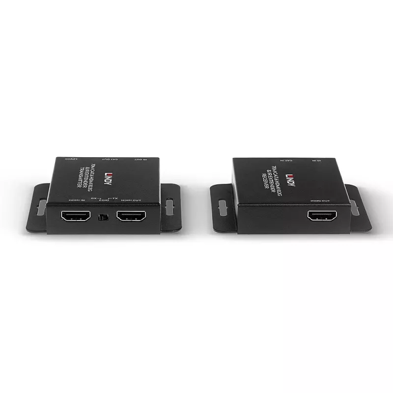 Lindy 70m Cat.6 HDMI 4K30 en IR-extender met PoC en loop out